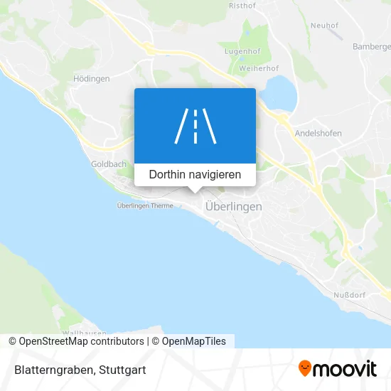 Blatterngraben Karte
