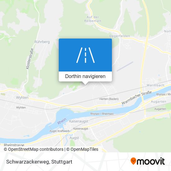 Schwarzackerweg Karte