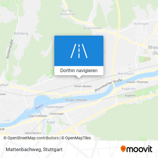 Mattenbachweg Karte