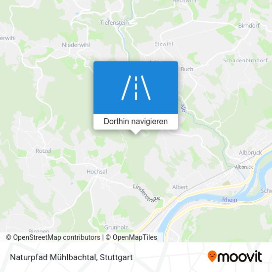Naturpfad Mühlbachtal Karte