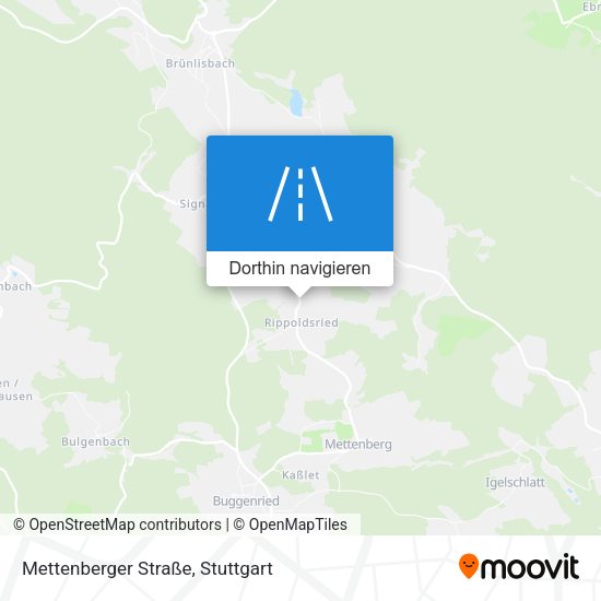 Mettenberger Straße Karte