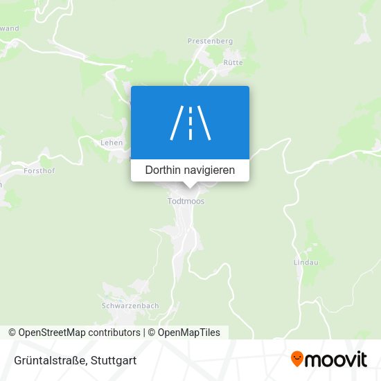 Grüntalstraße Karte