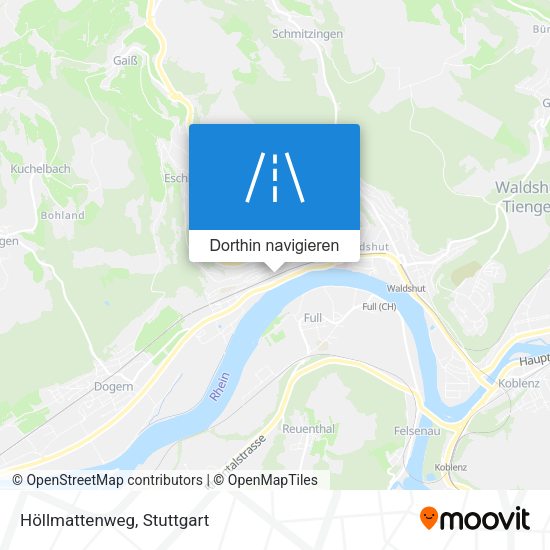 Höllmattenweg Karte