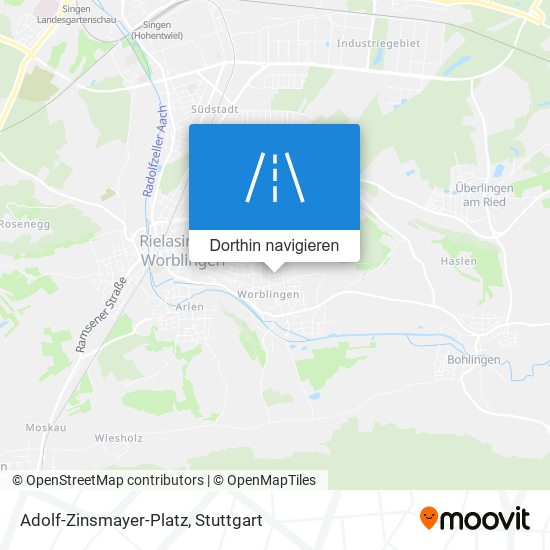 Adolf-Zinsmayer-Platz Karte