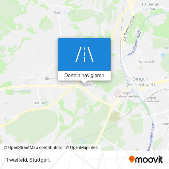 Twielfeld Karte