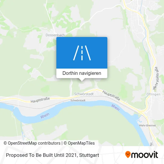 Proposed To Be Built Until 2021 Karte