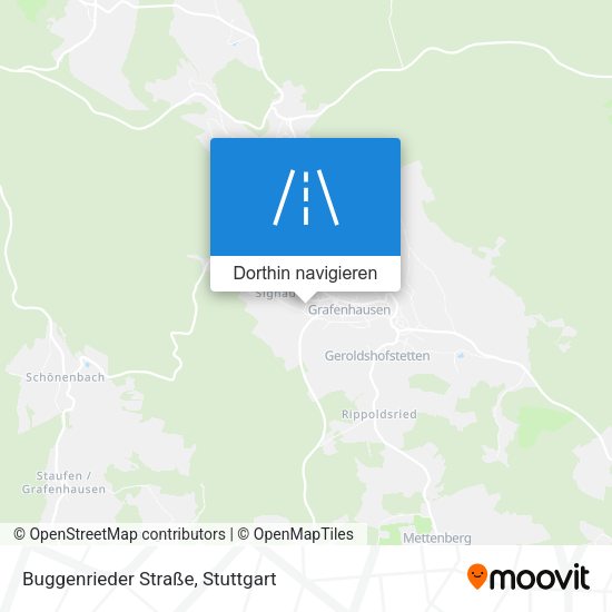 Buggenrieder Straße Karte