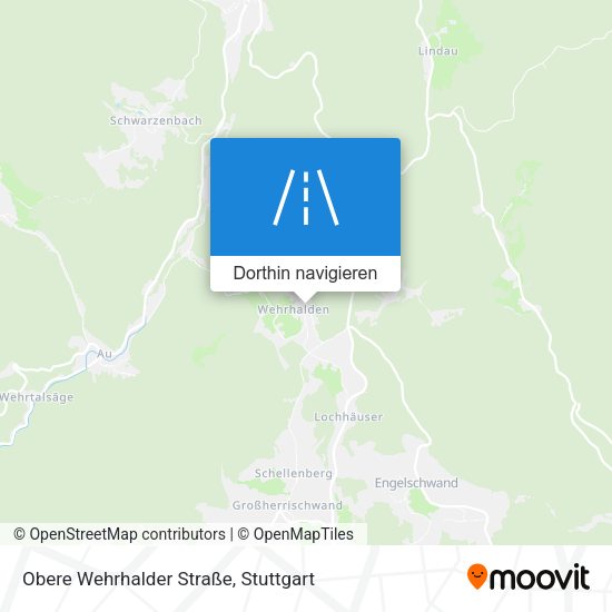 Obere Wehrhalder Straße Karte