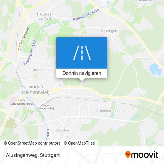 Alusingenweg Karte