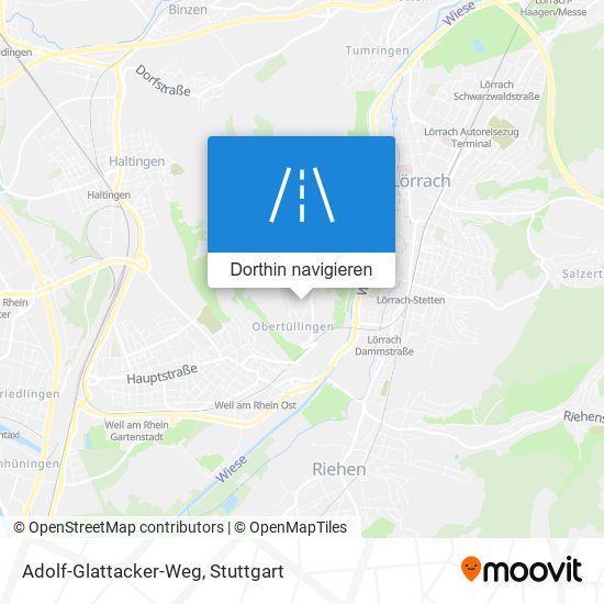 Adolf-Glattacker-Weg Karte