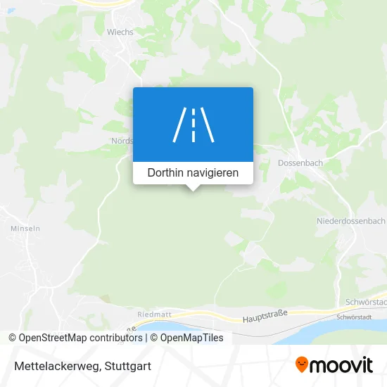 Mettelackerweg Karte