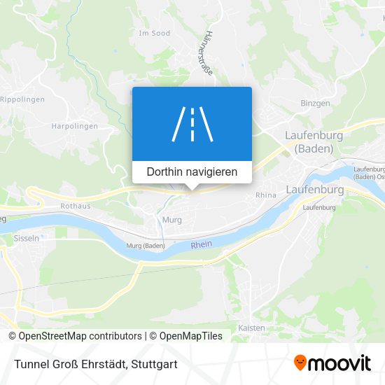 Tunnel Groß Ehrstädt Karte