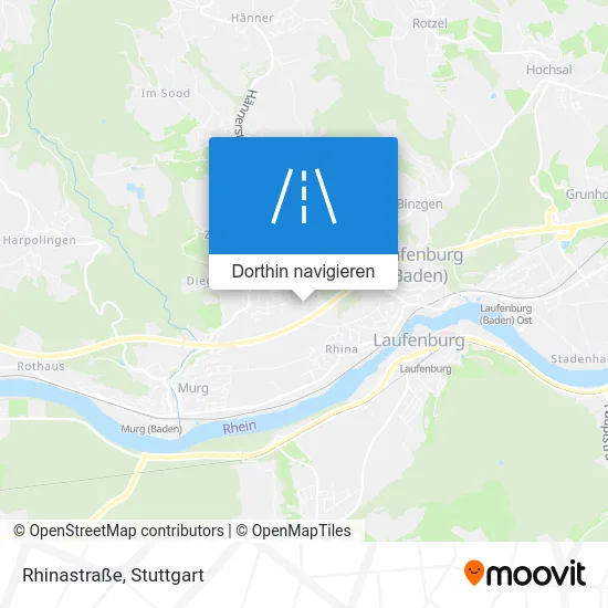 Rhinastraße Karte