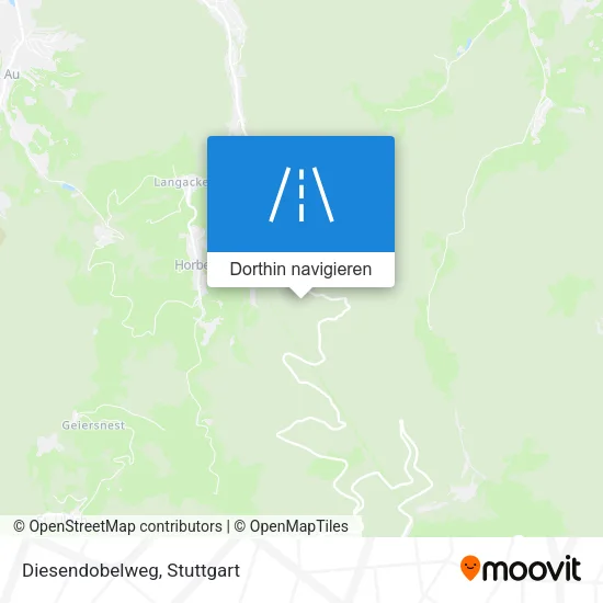 Diesendobelweg Karte