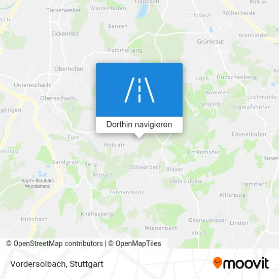 Vordersolbach Karte