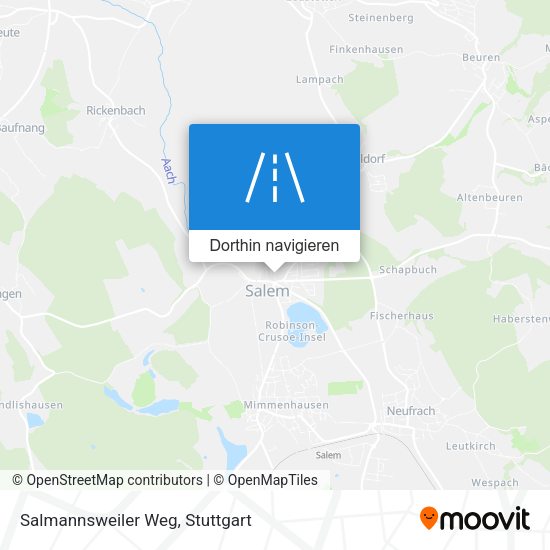 Salmannsweiler Weg Karte