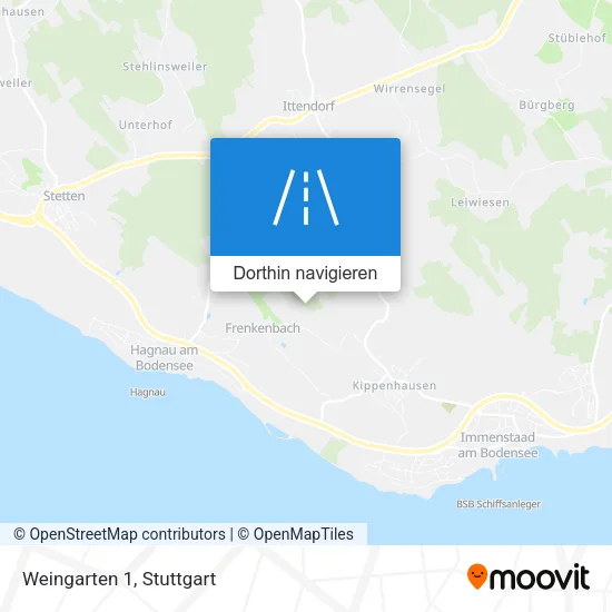 Weingarten 1 Karte