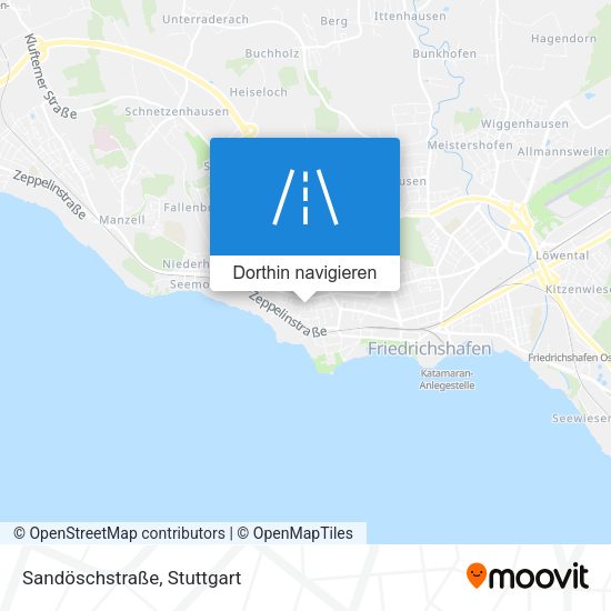 Sandöschstraße Karte