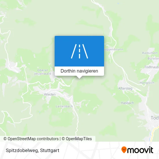 Spitzdobelweg Karte