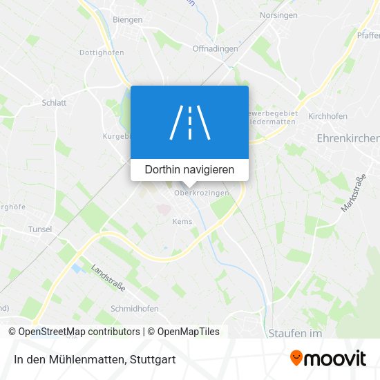 In den Mühlenmatten Karte