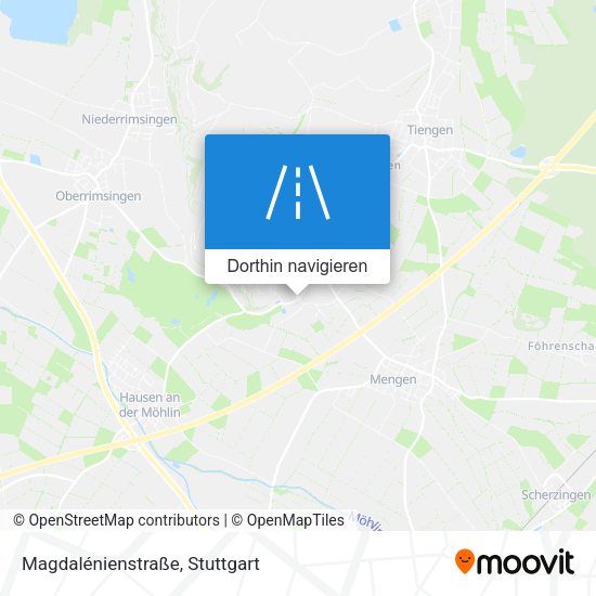 Magdalénienstraße Karte