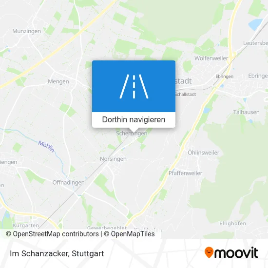 Im Schanzacker Karte