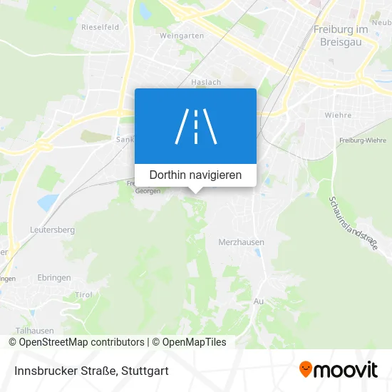 Innsbrucker Straße Karte