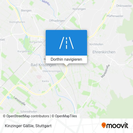 Kinzinger Gäßle Karte