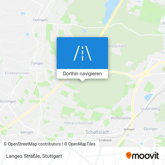 Langes Sträßle Karte