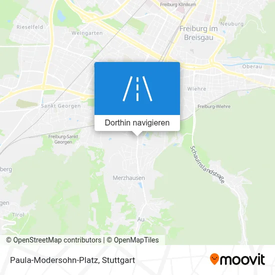 Paula-Modersohn-Platz Karte