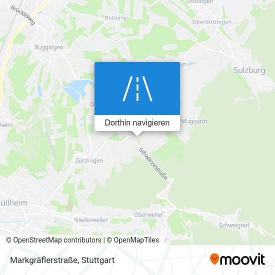 Markgräflerstraße Karte