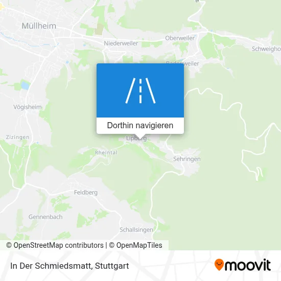 In Der Schmiedsmatt Karte