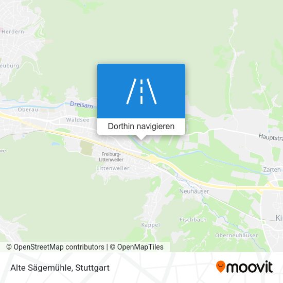 Alte Sägemühle Karte