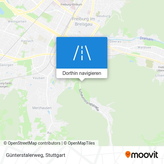 Günterstalerweg Karte