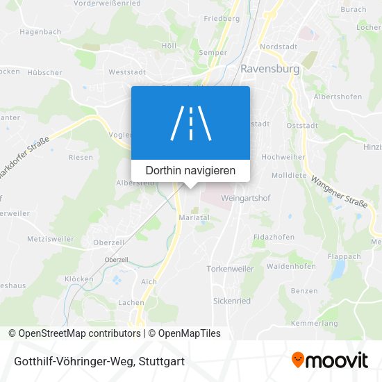 Gotthilf-Vöhringer-Weg Karte