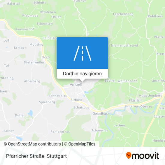 Pfärricher Straße Karte