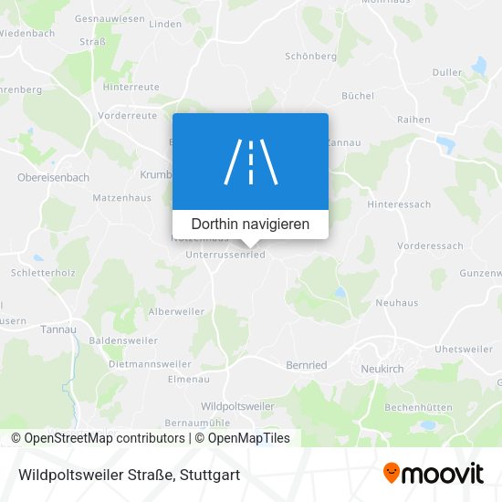 Wildpoltsweiler Straße Karte