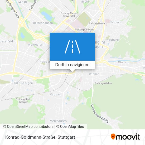 Konrad-Goldmann-Straße Karte