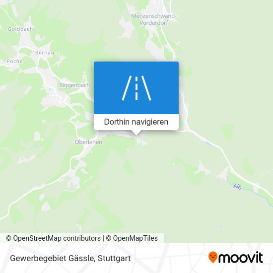 Gewerbegebiet Gässle Karte