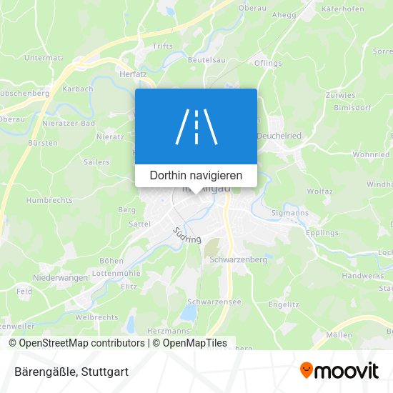 Bärengäßle Karte