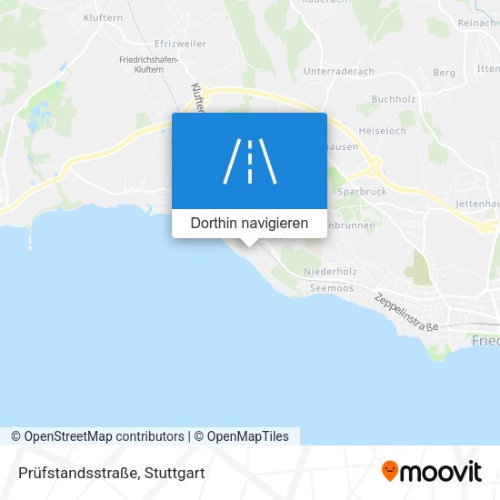 Prüfstandsstraße Karte