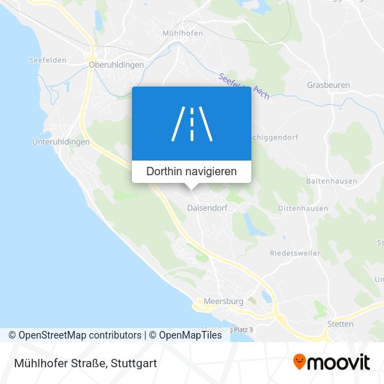 Mühlhofer Straße Karte