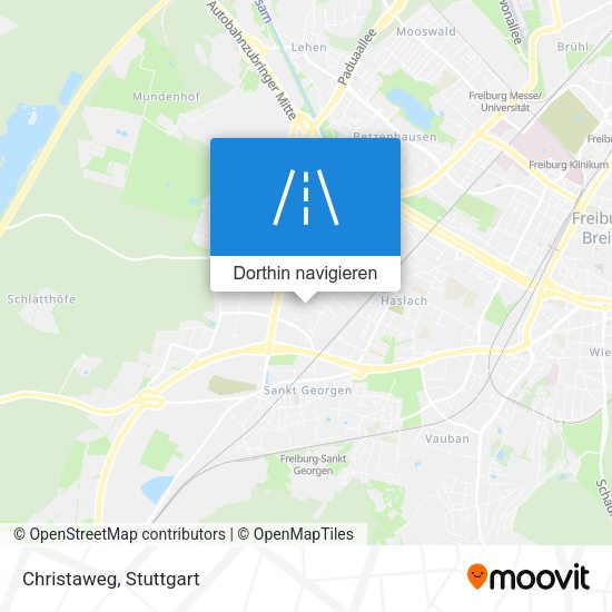 Christaweg Karte