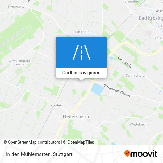 In den Mühlematten Karte