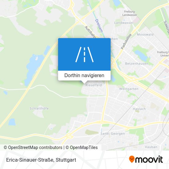 Erica-Sinauer-Straße Karte