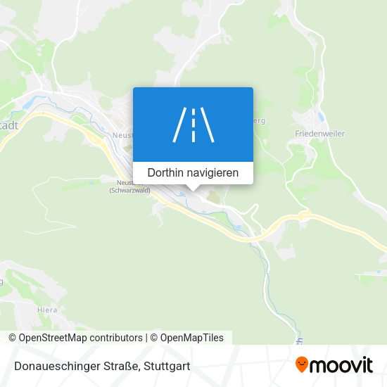 Donaueschinger Straße Karte
