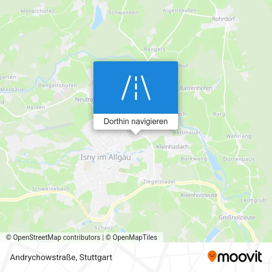 Andrychowstraße Karte