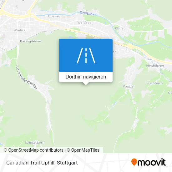 Canadian Trail Uphill Karte