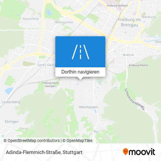 Adinda-Flemmich-Straße Karte