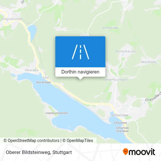 Oberer Bildsteinweg Karte